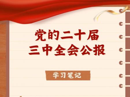 收藏！二十屆三中全會(huì)公報(bào)學(xué)習(xí)筆記